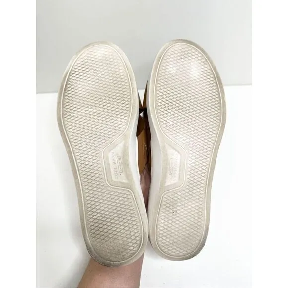 Cole Haan Sandals Womens Size 8.5B Grandpro Rally Criss Cross Slip On Slides