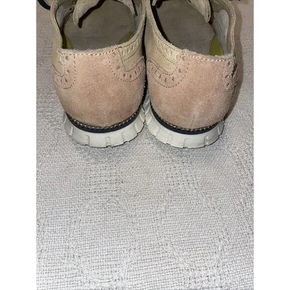Cole Haan Zerogrand Men’s Casual Oxfords Size 9 M Brown Leather Athleisure Party