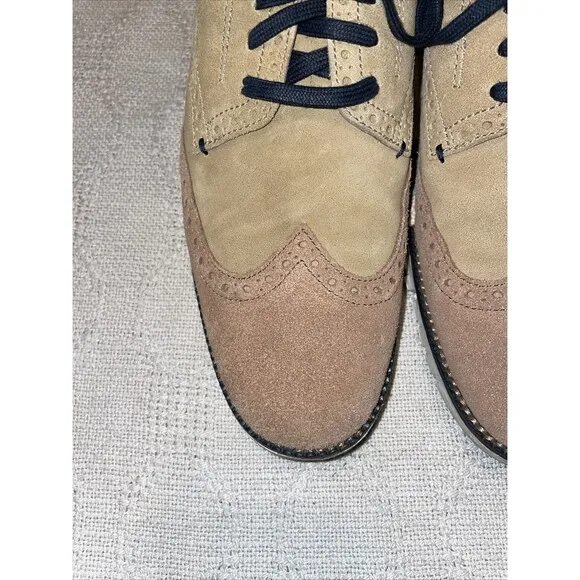 Cole Haan Zerogrand Men’s Casual Oxfords Size 9 M Brown Leather Athleisure Party