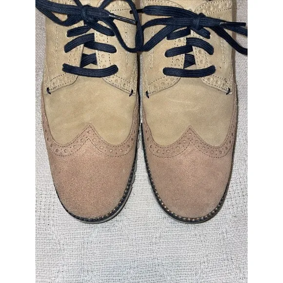 Cole Haan Zerogrand Men’s Casual Oxfords Size 9 M Brown Leather Athleisure Party