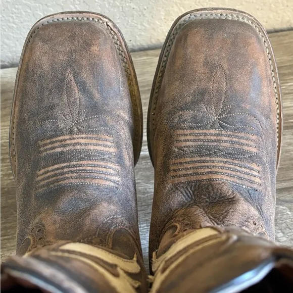 Colt Ford Square Toe Western Cowboy Boots,