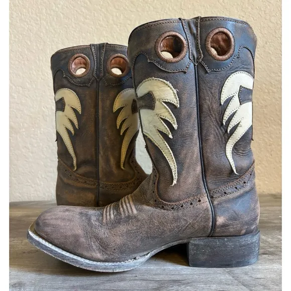 Colt Ford Square Toe Western Cowboy Boots,