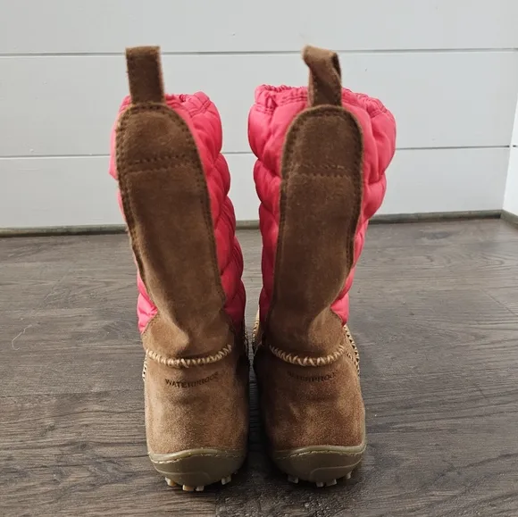 COLUMBIA &quot;Minx Moccasin&quot; OMNI HEAT WATERPROOF WINTER SNOW BOOTS SIZE 7.5