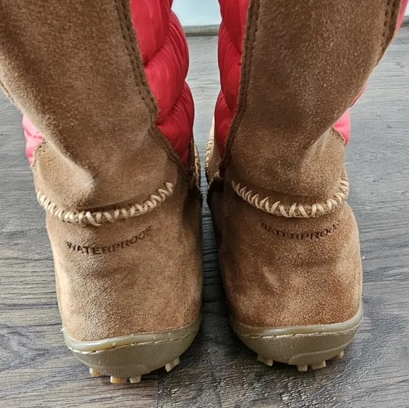 COLUMBIA &quot;Minx Moccasin&quot; OMNI HEAT WATERPROOF WINTER SNOW BOOTS SIZE 7.5