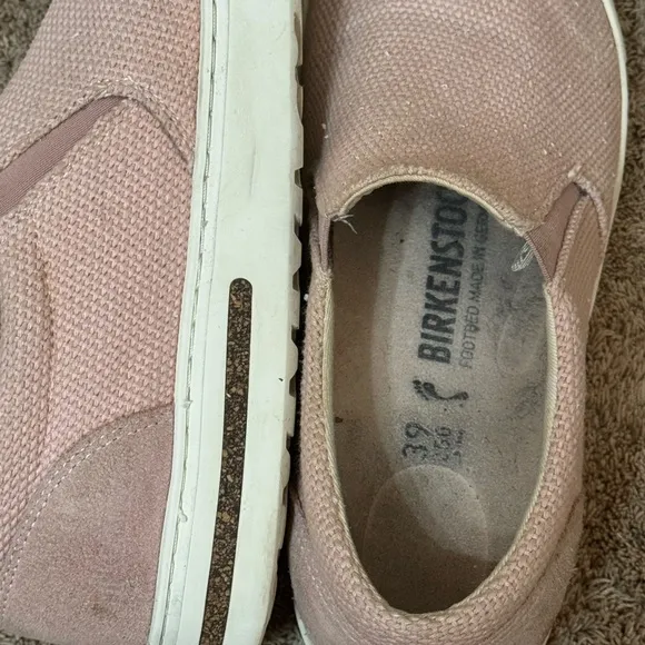 COmfy Women's Pink Slip-On Sneakers