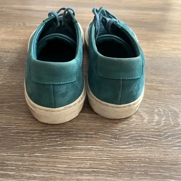 Common Projects Men's Teal Sneakers