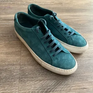 Common Projects Men's Teal Sneakers