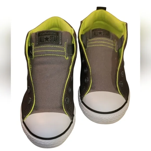 Converse All Star High Top Neon Sneakers Dual Wear Lace-up or no Laces