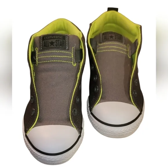 Converse All Star High Top Neon Sneakers Dual Wear Lace-up or no Laces