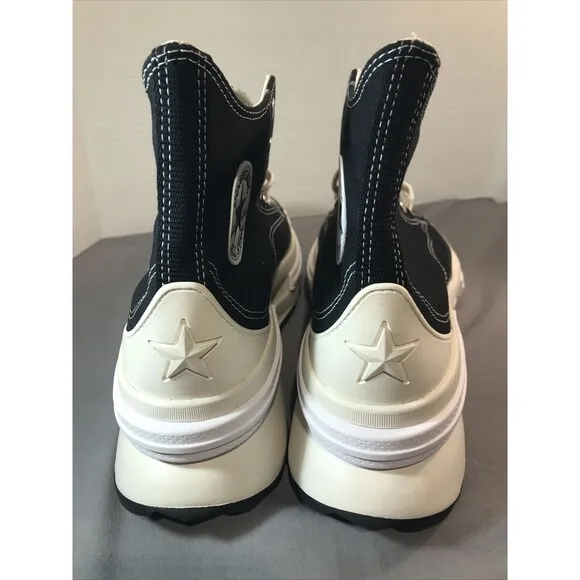 Converse All Star Run Star Legacy CX HI Top Mens 8 Womens 9.5 Black White