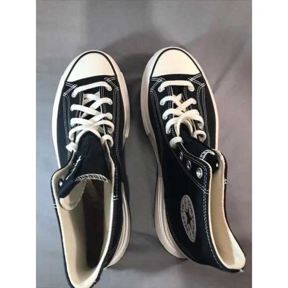 Converse All Star Run Star Legacy CX HI Top Mens 8 Womens 9.5 Black White