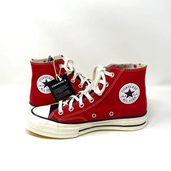 Converse Chuck 70 Golf Red Orange Canvas Shoes Skate Women Custom A04325C-WBRBW