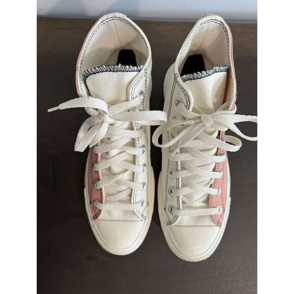 Converse Chuck Chinatown Wang 2-in-1  Pink White 6.5 Men’s / 8.5 Women’s shoes