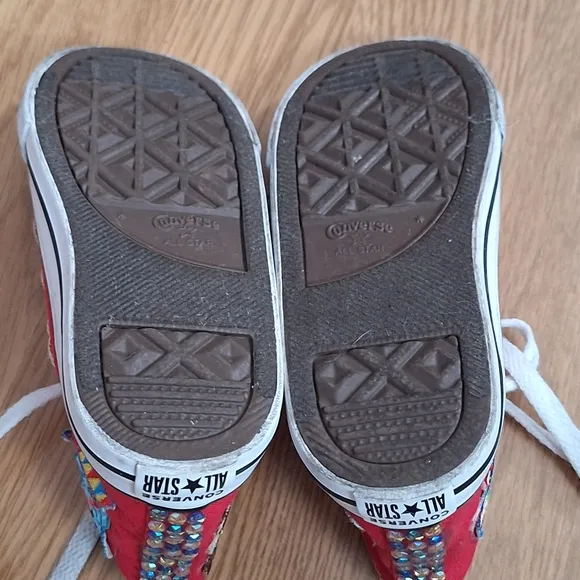 Converse Chuck Kids Shoes Sneakers Sz 9 Toddler Custom Made Circus Theme Unisex