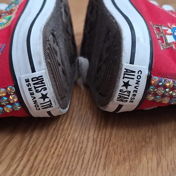 Converse Chuck Kids Shoes Sneakers Sz 9 Toddler Custom Made Circus Theme Unisex