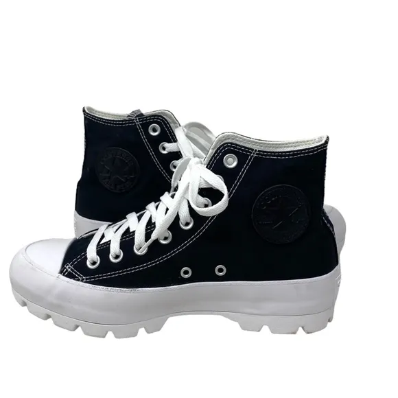 Converse Chuck Lugged Shoes SB Platform Women Black Canvas Custom 571211C-WBLBL