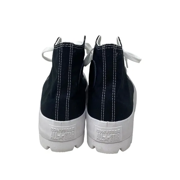 Converse Chuck Lugged Shoes SB Platform Women Black Canvas Custom 571211C-WBLBL