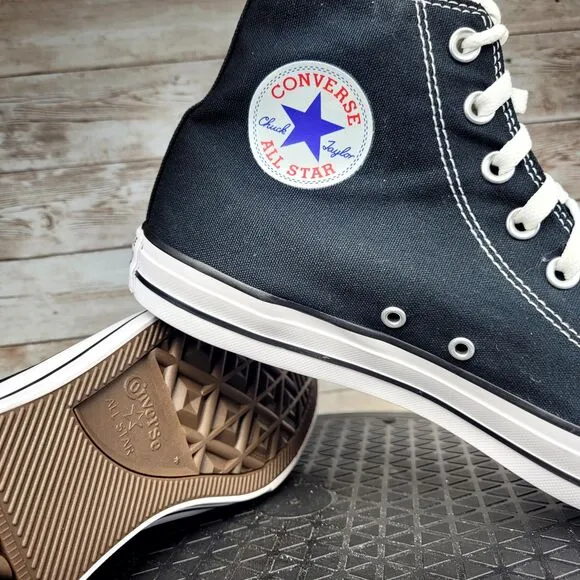 Converse Chuck Men's Size 9.5 Taylor All Star Classic High Black Athletic Shoes