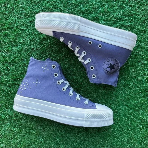 🎁Converse Chuck Taylor All Star Ctas Lift Hi Lavender Ash