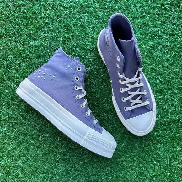 🎁Converse Chuck Taylor All Star Ctas Lift Hi Lavender Ash