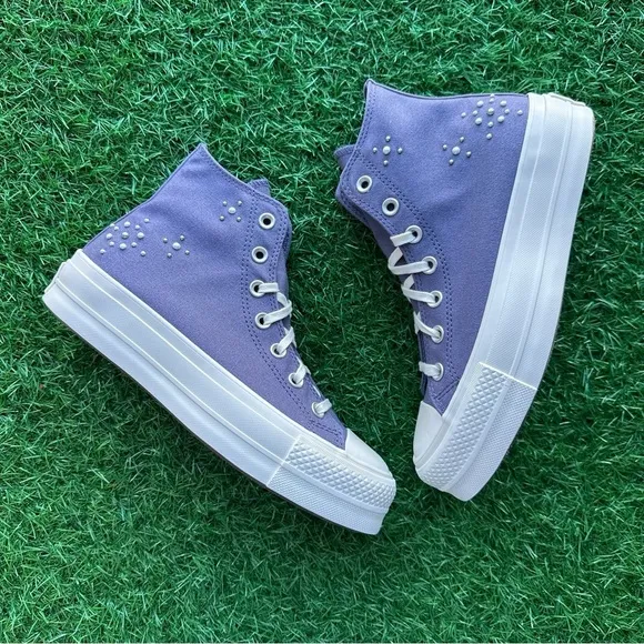 🎁Converse Chuck Taylor All Star Ctas Lift Hi Lavender Ash
