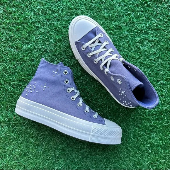 🎁Converse Chuck Taylor All Star Ctas Lift Hi Lavender Ash