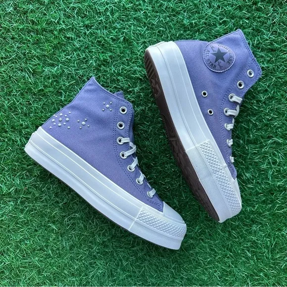 🎁Converse Chuck Taylor All Star Ctas Lift Hi Lavender Ash
