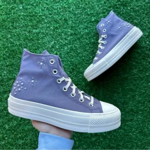🎁Converse Chuck Taylor All Star Ctas Lift Hi Lavender Ash