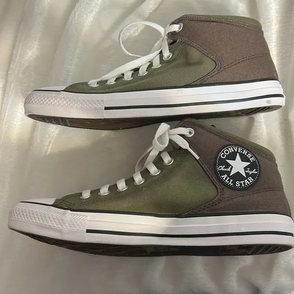 Converse Chuck Taylor High Street Mid Top Canvas Khakimen’s men’s  8 Olive Green