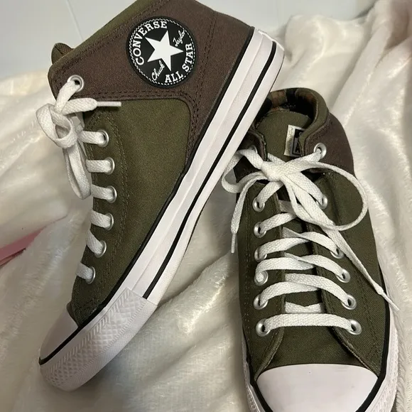 Converse Chuck Taylor High Street Mid Top Canvas Khakimen’s men’s  8 Olive Green
