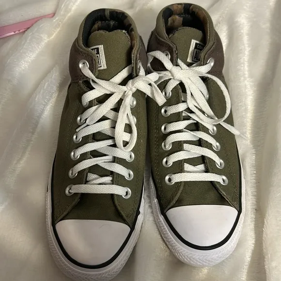Converse Chuck Taylor High Street Mid Top Canvas Khakimen’s men’s  8 Olive Green
