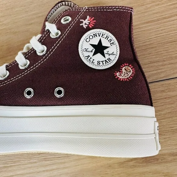 ⭐Converse Chuck Taylor Lift Platform Crafted Evolution 8 Women's Shoes A08174C