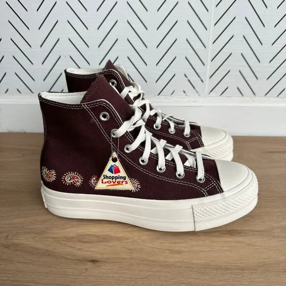 ⭐Converse Chuck Taylor Lift Platform Crafted Evolution 8 Women's Shoes A08174C