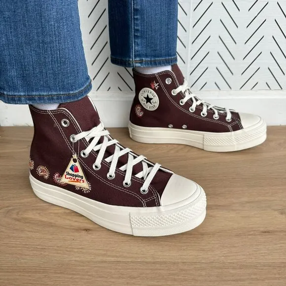 ⭐Converse Chuck Taylor Lift Platform Crafted Evolution 8 Women's Shoes A08174C