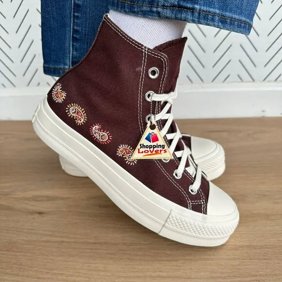 ⭐Converse Chuck Taylor Lift Platform Crafted Evolution 8 Women's Shoes A08174C