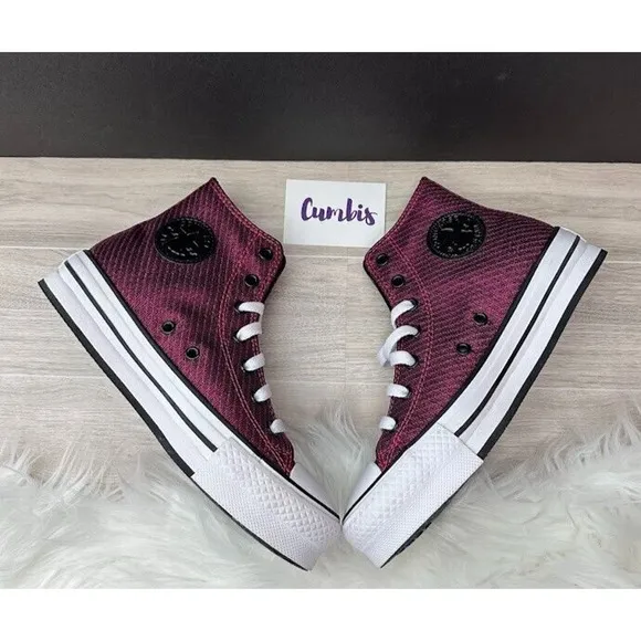 Converse Chuck Taylor Lift Platform SB Canvas Shoes Size 6 Women -Kid 4 A05496C