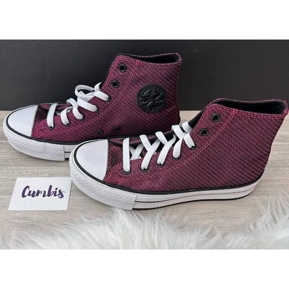 Converse Chuck Taylor Lift Platform SB Canvas Shoes Size 6 Women -Kid 4 A05496C