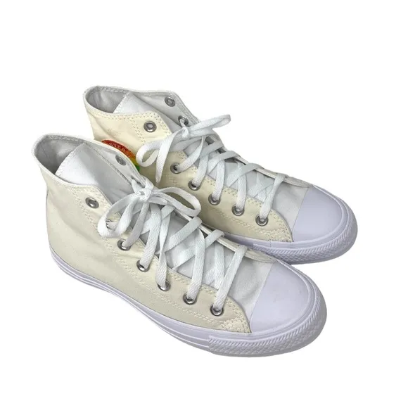 Converse Ctas High Top Canvas White Women Size Sneakers Custom 171212C- WTOFFWT