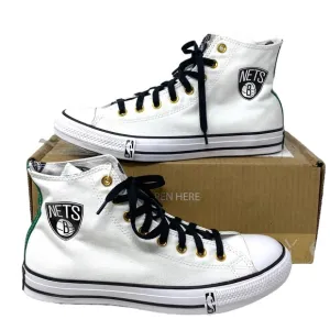 Converse Ctas High Top Canvas White Women's Size Sneakers Custom 172289C-WTBLGR