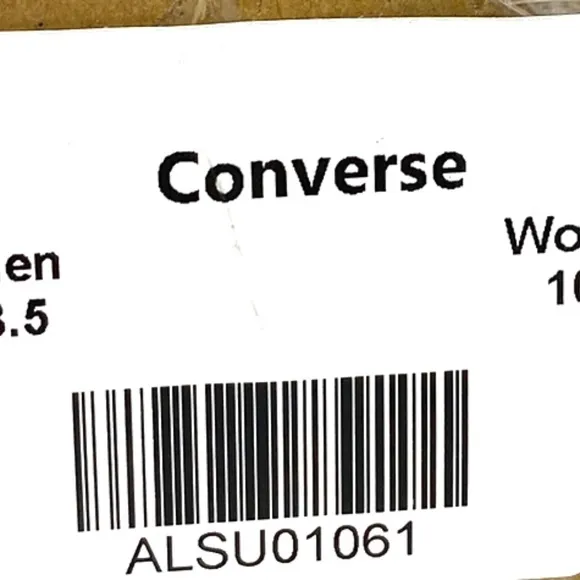 Converse Ctas High Top Canvas White Women's Size Sneakers Custom 172289C-WTBLGR