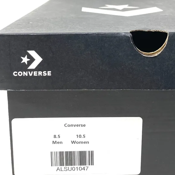 Converse Ctas High Top Leather Black Women's Size Sneakers Custom 165506C-BK