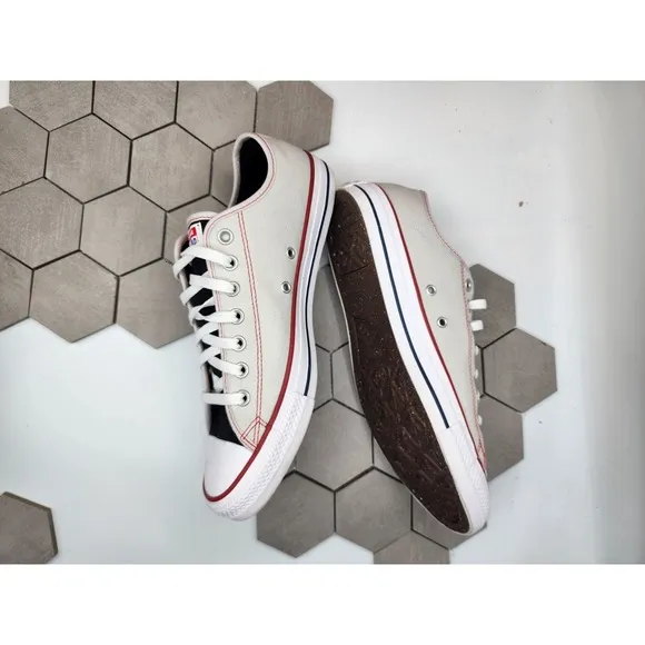 Converse CTAS Low Black Grey Shoes Sneakers Men Sz 10 Silver Stars  Custom