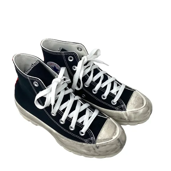 Converse Ctas Lugged Dirty Black Skate Women's Canvas Shoes Custom 571211C-WDBW