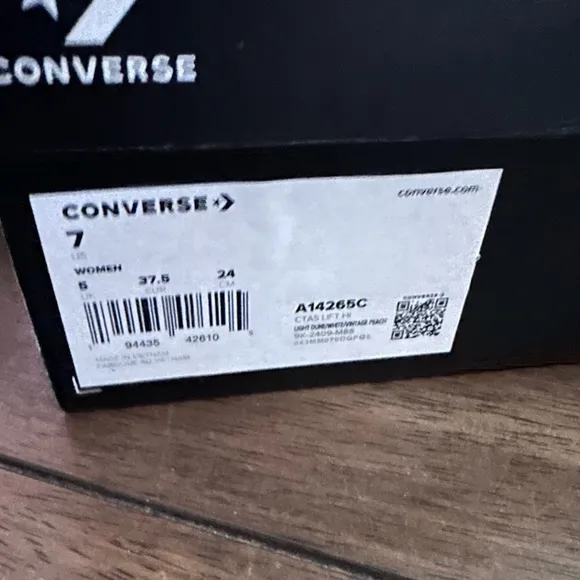 Converse Lift Platform Petite Petals High top shoes light dune 7
