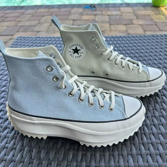 Converse Run Star Hike High Summer Denim - Blue Men's Shoes 171894C