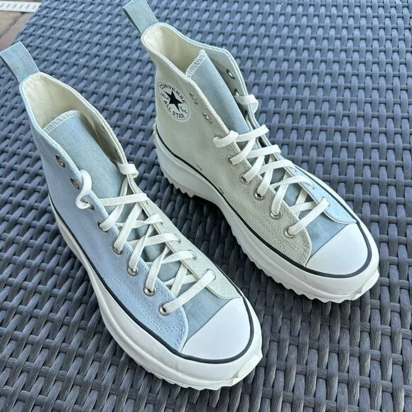 Converse Run Star Hike High Summer Denim - Blue Men's Shoes 171894C