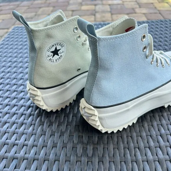Converse Run Star Hike High Summer Denim - Blue Men's Shoes 171894C
