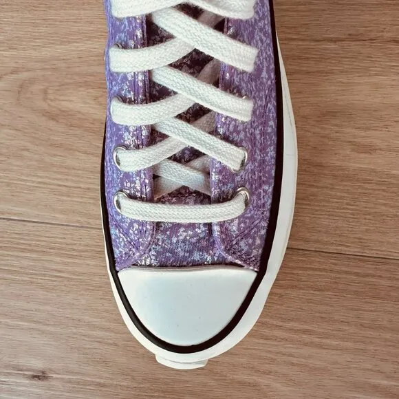 ⭐Converse Run Star Hike Platform Glitter Sz 4.5 Men's Shoes Purple A10096C New