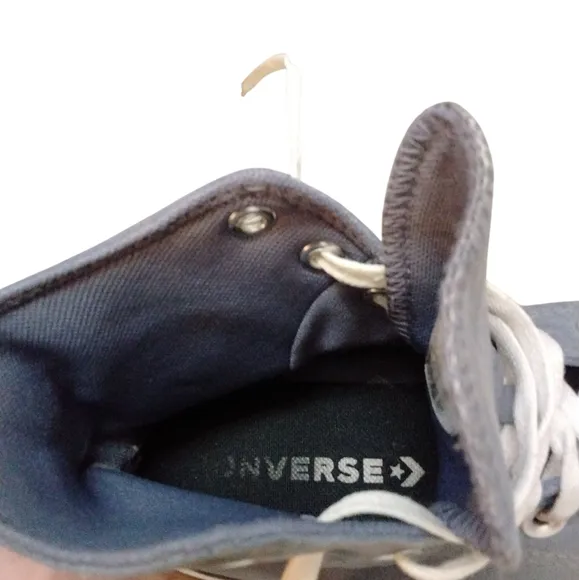 Converse Women's Blue/Gray Platform High-Top Sneakers Lug Sole All Stars Sz 7.5