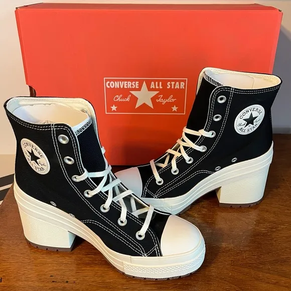CONVERSE Women’s Chuck 70 DeLuxe Heel Platform Shoes